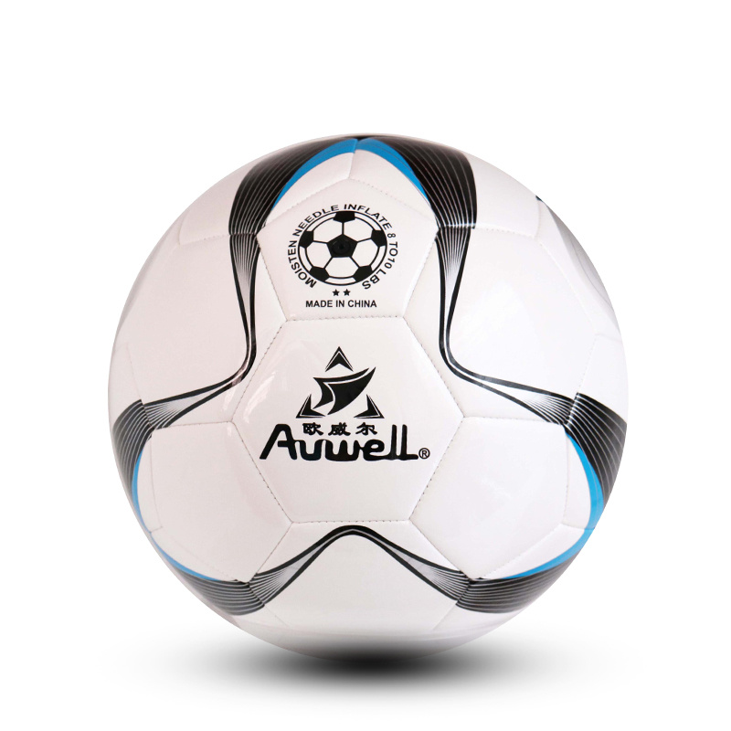 Auwell  5# AWS5502 TPU stitched soccer ball