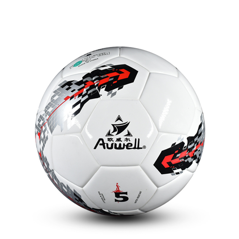 Auwell 5# AWS5812 PU  thermal bonded Soccer Ball