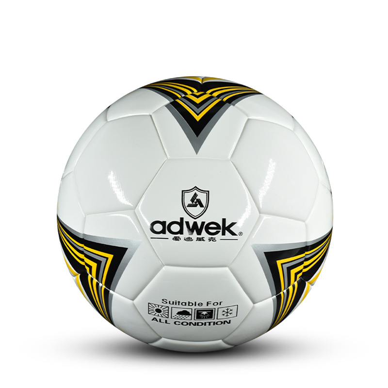 adwek 5# WKS590 PU thermal bonded Soccer Ball