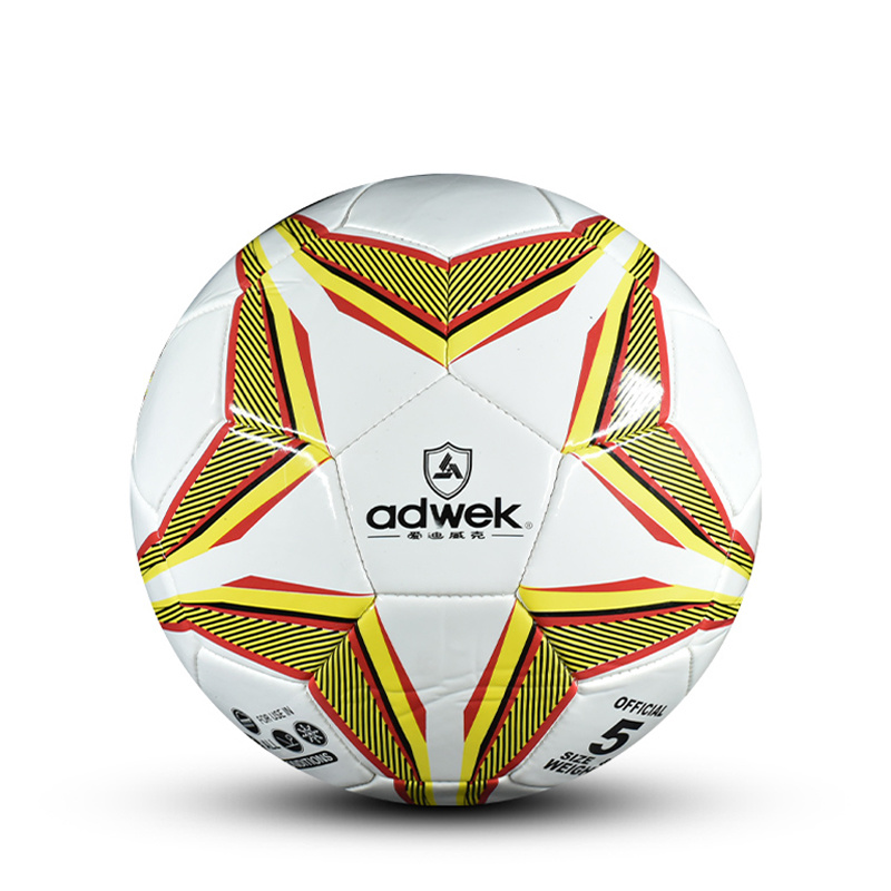 adwek 5# WKS907 PVC stitched soccer ball